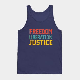 Freedom Liberation Justice Tank Top